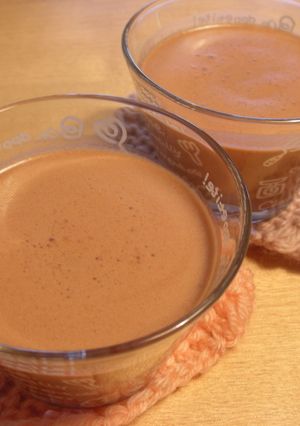 ミキサーで簡単！！チョコバナナプリン-レシピのメイン写真