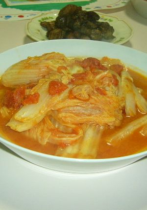 白菜のトマトクリーム煮込み-レシピのメイン写真