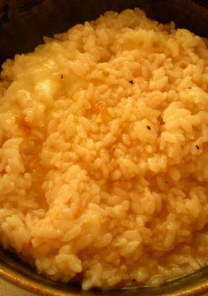 トマト味ロールキャベツのスープでリゾット-レシピのメイン写真