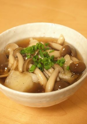 揚げ餅Deきのこ餡かけお雑煮-レシピのメイン写真