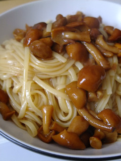 なめこの梅風味 和風パスタ-レシピのメイン写真