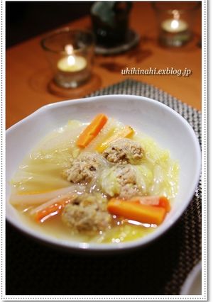 高野豆腐の肉団子スープ-レシピのメイン写真