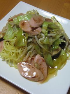 簡単☆魚肉ソーセージで本格焼きそば-レシピのメイン写真