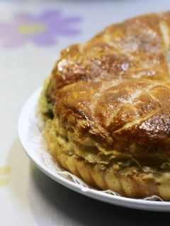 ガレットデロワ 抹茶風味黒豆入り-レシピのメイン写真