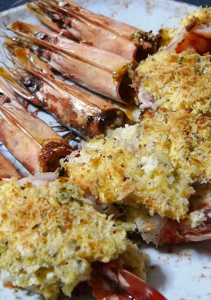 有頭えびのおからマヨマスタード焼き-レシピのメイン写真