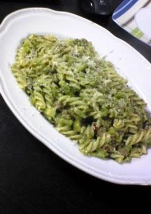 ブロッコリーとひき肉のショートパスタ-レシピのメイン写真