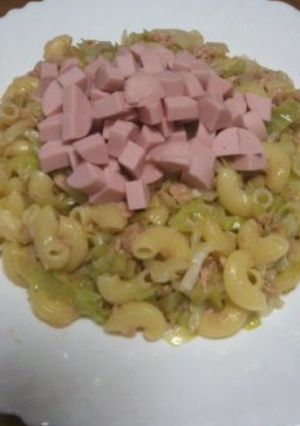 【魚ソ】梅風味のキャベツナマカロニサラダ-レシピのメイン写真