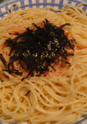 ウチの♪たらこスパゲティ-レシピのメイン写真