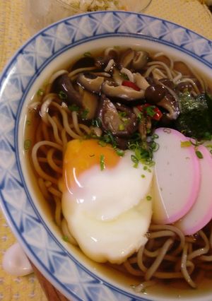 きのこおろし蕎麦★温玉のせ-レシピのメイン写真