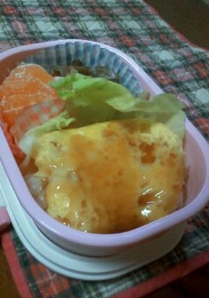 ノンオイルたまごとネギのあんかけ丼★+-レシピのメイン写真