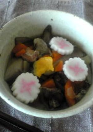 レバー入りお雑煮-レシピのメイン写真