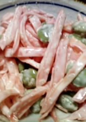 にんじんと枝豆の明太マヨサラダ-レシピのメイン写真