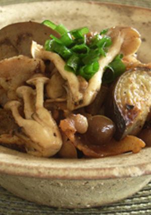 豚バラとしめじ、なすの山椒粉炒め-レシピのメイン写真