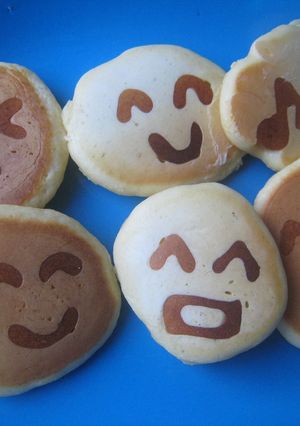 にこにこ☆ホットケーキ-レシピのメイン写真