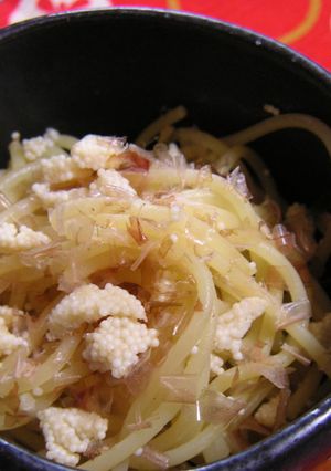 数の子パスタで消費しよう☺-レシピのメイン写真