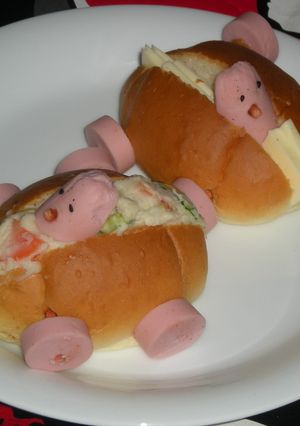 キャラ弁★ミニカードッグ-レシピのメイン写真