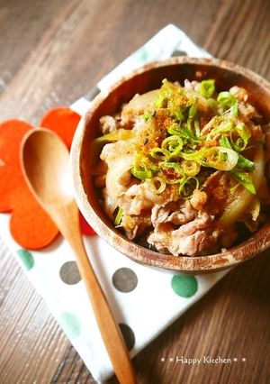 簡単！おろしポン酢のあっさり豚丼-レシピのメイン写真