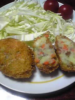 彩り鮮やかな基本コロッケ-レシピのメイン写真