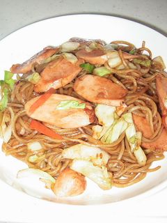 おさかなのソーセージで焼きそば-レシピのメイン写真