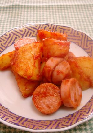お弁当にパパッと☆お魚ソーセージじゃが芋-レシピのメイン写真