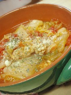 白菜と鶏肉のトマト煮♪-レシピのメイン写真