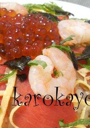 海の親子？ちらし寿司-レシピのメイン写真