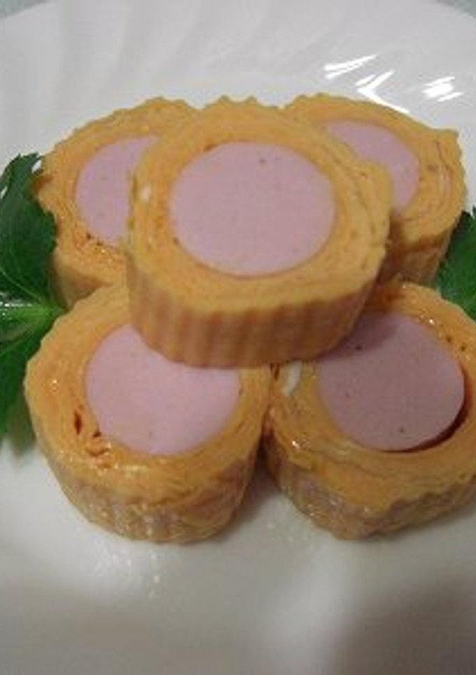 おさかなソーセージ入りの卵焼き♪-レシピのメイン写真