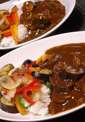とろとろ茄子の彩りカレー-レシピのメイン写真