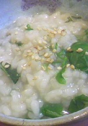 ほっこり★ほうじ茶風味の七草粥-レシピのメイン写真