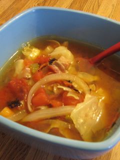 お野菜たっぷり簡単トマトスープ-レシピのメイン写真