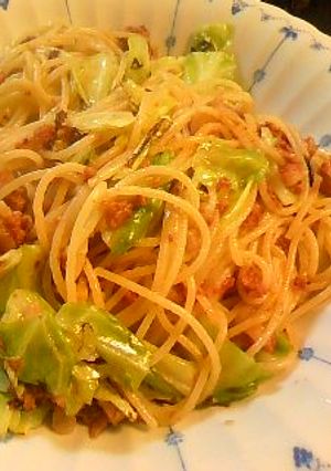 コンビーフで春キャベツのコクうまパスタ-レシピのメイン写真