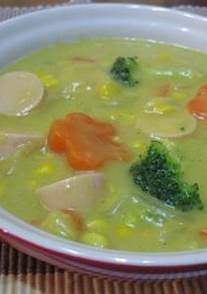 お魚のソーセージでカレークリームシチュー-レシピのメイン写真