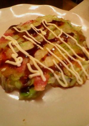 簡単にできる!お好み焼き風もち-レシピのメイン写真