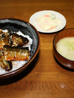 絶品!さんま照り焼き丼-レシピのメイン写真