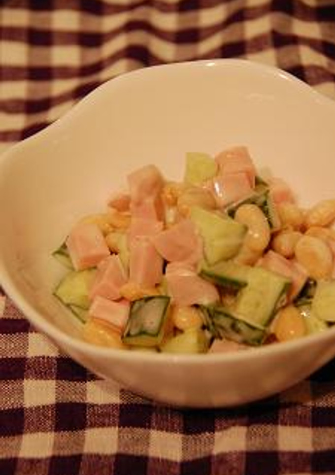 簡単！大豆とおさかなのソーセージ和え☆-レシピのメイン写真