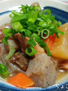 めんつゆで牛すじ煮込み(圧力鍋使用)-レシピのメイン写真