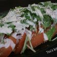 トマト&水菜の簡単シーザーサラダ