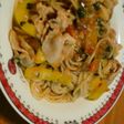 豚肉のトマトパスタ・バルサミコ風味♪
