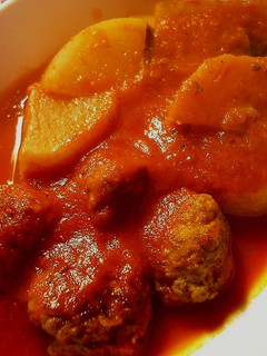 肉団子と大根のトマト煮込み-レシピのメイン写真