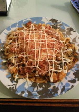 ☆キムチポッカ焼きうどん-レシピのメイン写真