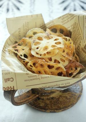 パリパリ♪蓮根チップス-レシピのメイン写真
