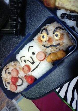 簡単アンパンマンキャラ弁♪-レシピのメイン写真