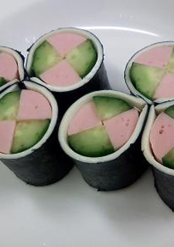 ソーセージときゅうりのチーズ海苔巻き-レシピのメイン写真