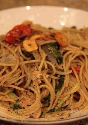 さっぱり和風ゆかりパスタ☆-レシピのメイン写真