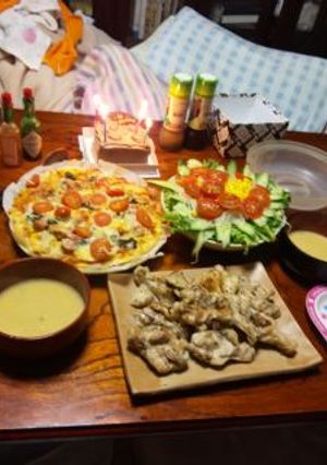 2010誕生日のご馳走-レシピのメイン写真