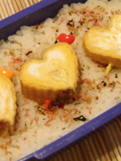ハートの卵焼き-レシピのメイン写真