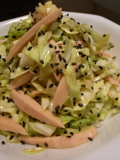 ☆おさかなソーセージの胡麻レモンサラダ☆-レシピのメイン写真