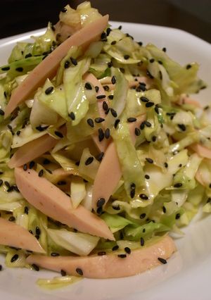 ☆おさかなソーセージの胡麻レモンサラダ☆-レシピのメイン写真