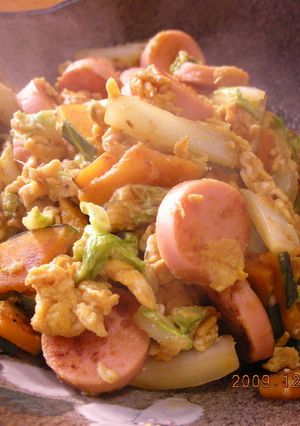 ✿簡単！ソーセージの野菜炒め✿-レシピのメイン写真