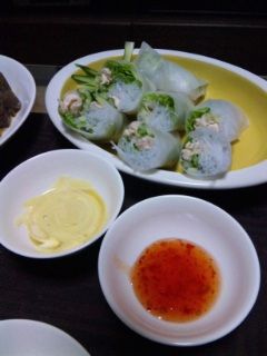 鶏ささみで生春巻き-レシピのメイン写真